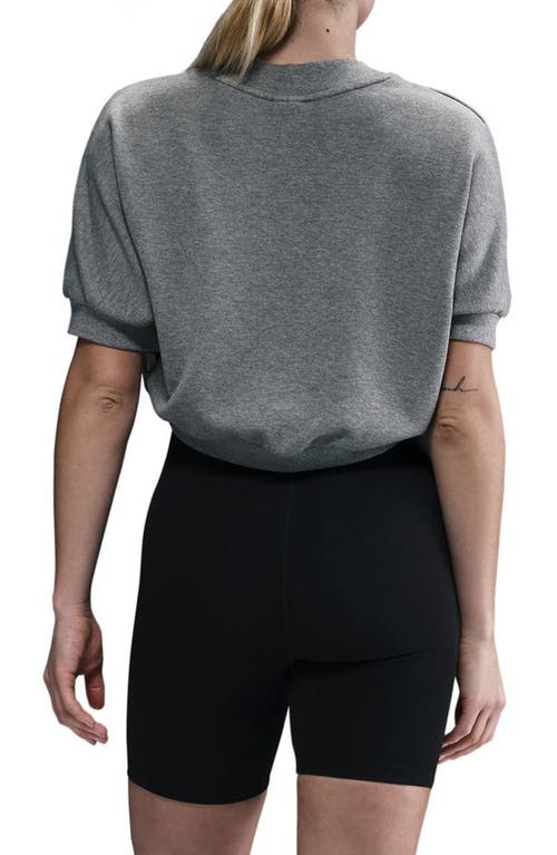 Nike Logo Short Sleeve High-low Sweatshirt