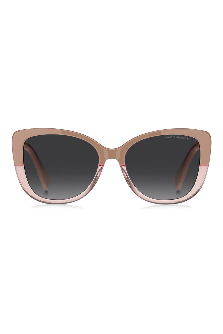 55mm Gradient Cat Eye Sunglasses, Main, color, 010A-9O