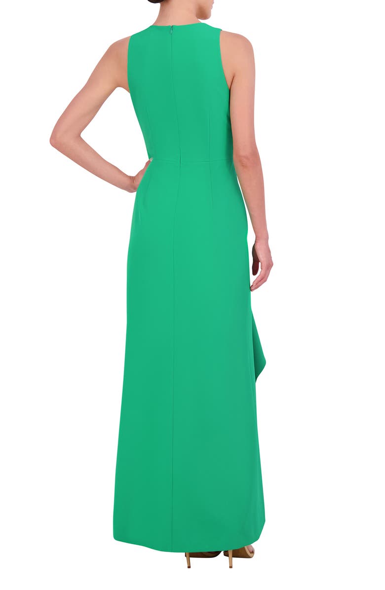Eliza J Cascade Ruffle Sleeveless Gown, Alternate, color,