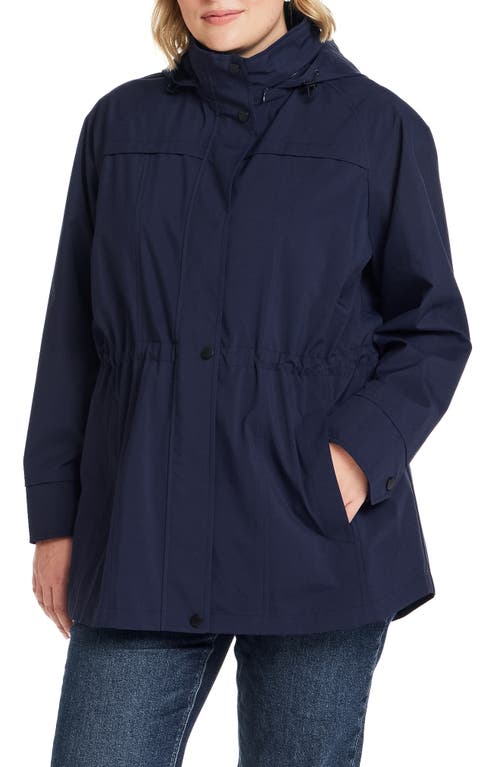 Gallery Packable Water Resistant Jacket In Blue
