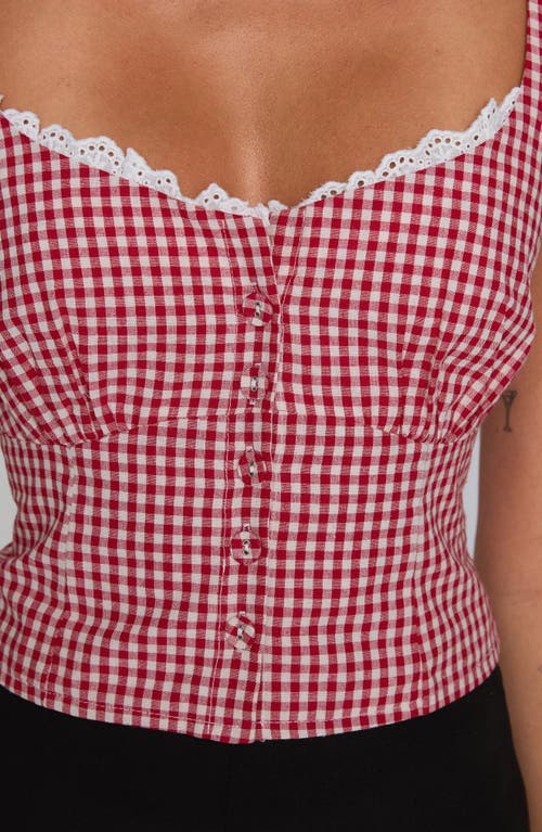 Princess Polly Bruncheon Check Tank