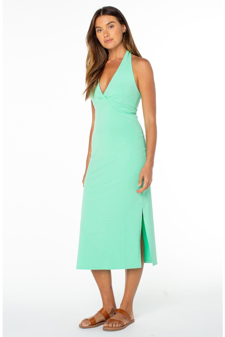South Shore Stretch Cotton Midi Dress, Alternate, color, SPRING BUD