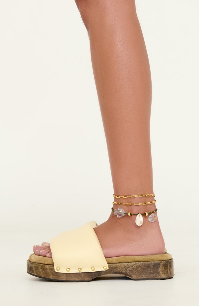 Éliou Reef Convertible Anklet, Alternate, color, Green