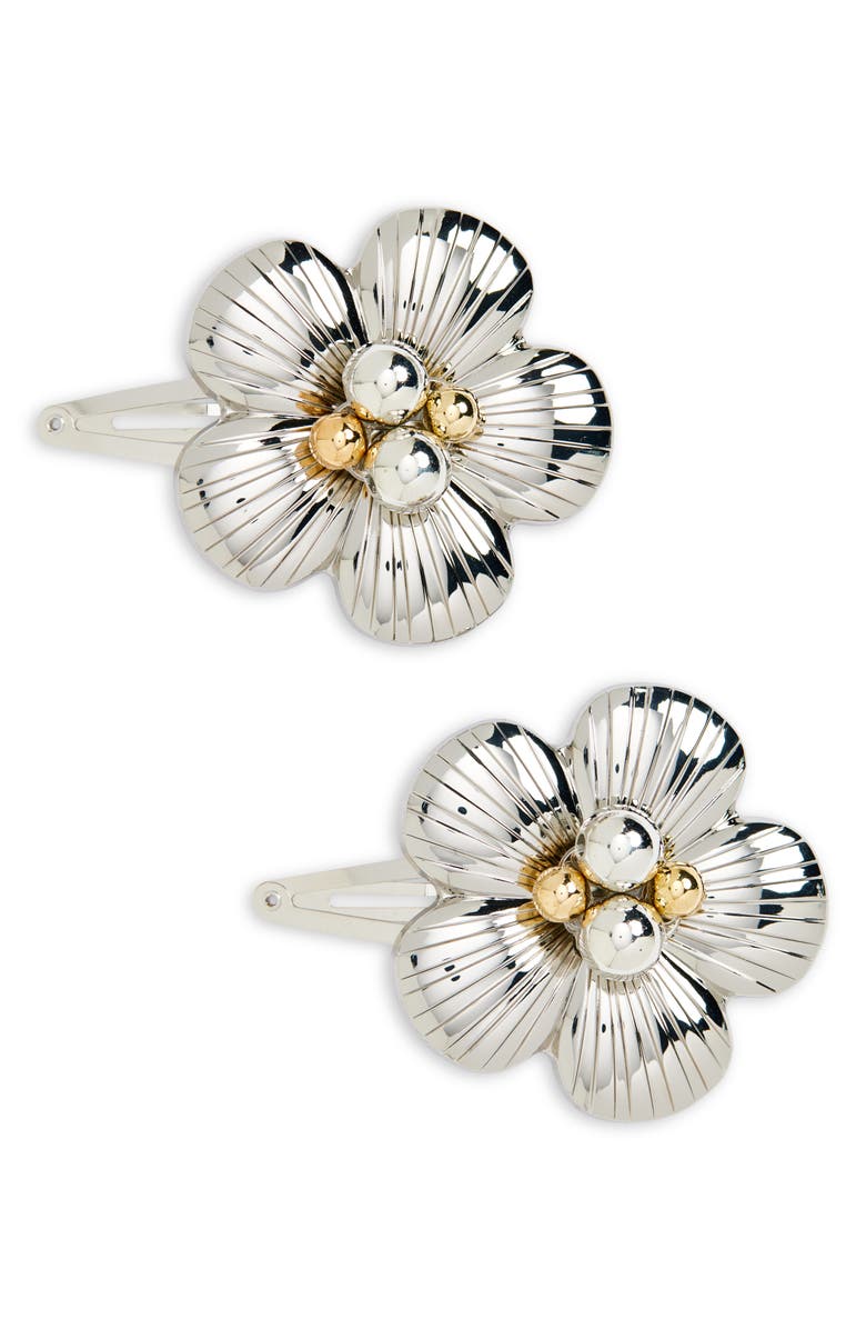 Chopova Lowena Zvete Set of 2 Hair Clips, Main, color, 