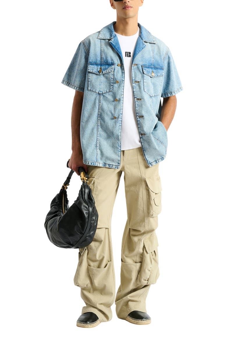 Cotton Cargo Pants, Alternate, color, beige