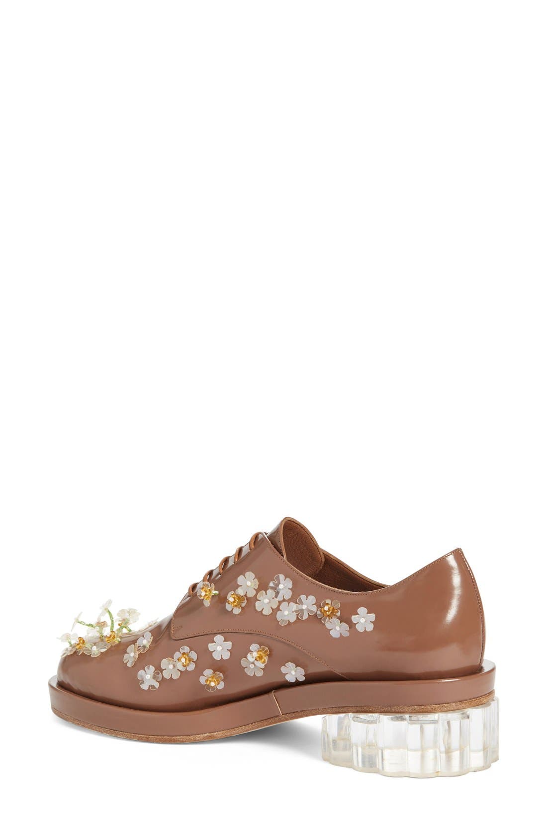 Simone Rocha Embellished Lace-Up Oxford, Alternate, color, 