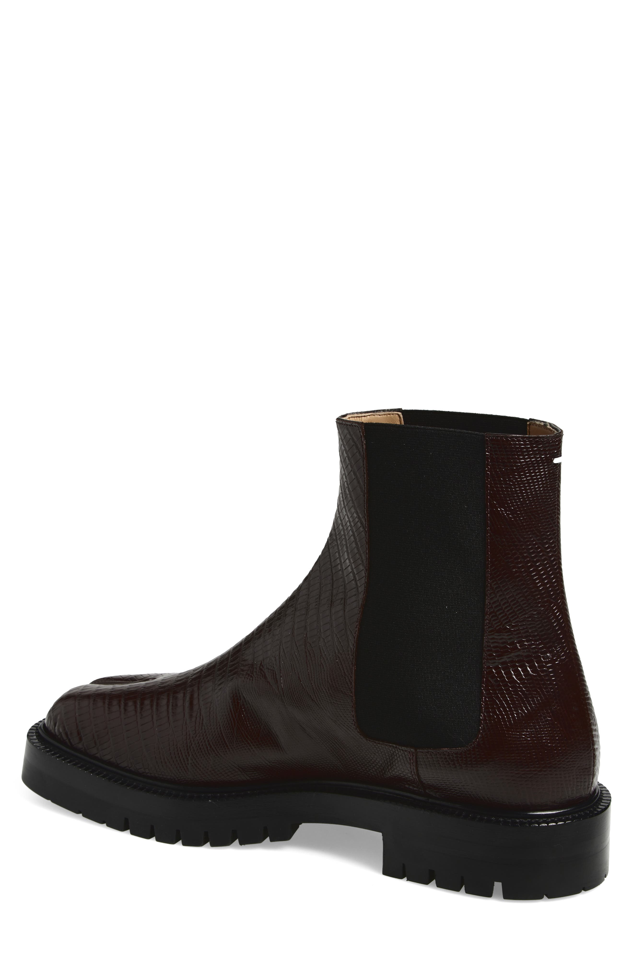 Maison Margiela Tabi County Chelsea Boot, Alternate, color, Coffee Bean