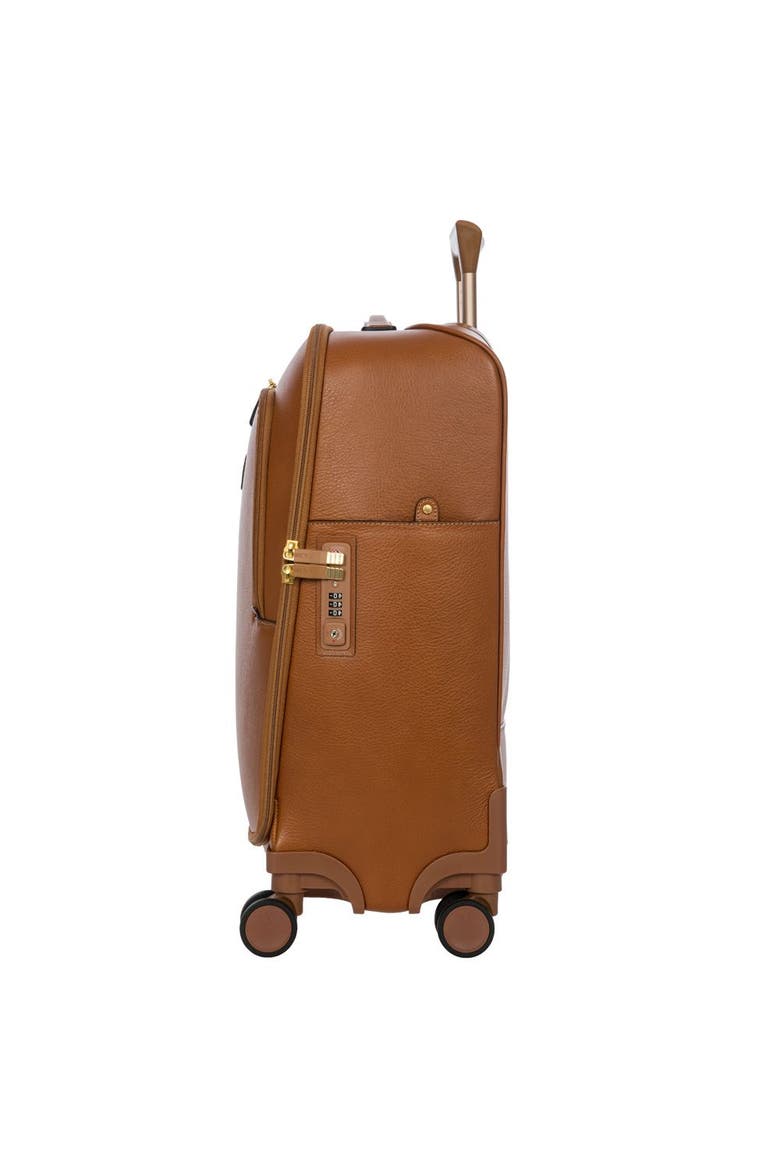 Life Pelle Softside 21" Carry On Spinner Luggage, Alternate, color, Cognac