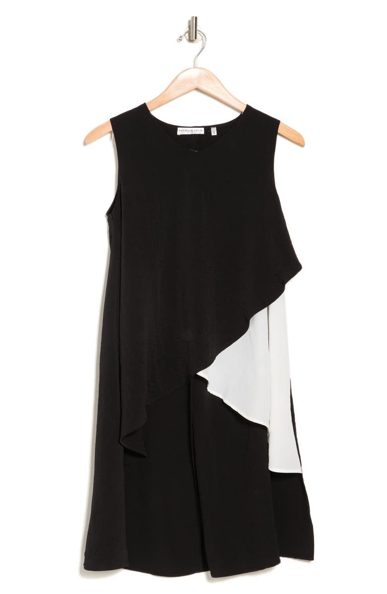 PATRIZIA LUCA Crossover Sleeveless High-Low Tunic Top, Alternate, color, 