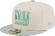 New Era Men's New Era Cream/Light Green New York Giants Color Pack 59FIFTY Fitted Hat