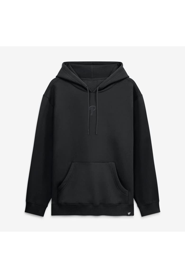 Men's Fanatics  Philadelphia Phillies Black Out Fleece Hoodie, Alternate, color, Black