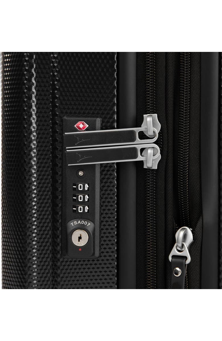 TRAVELPRO Pathways 3 Hardside Expandable 3 Piece (21"/25"/28") Spinner Luggage Set, Alternate, color, Black Knight