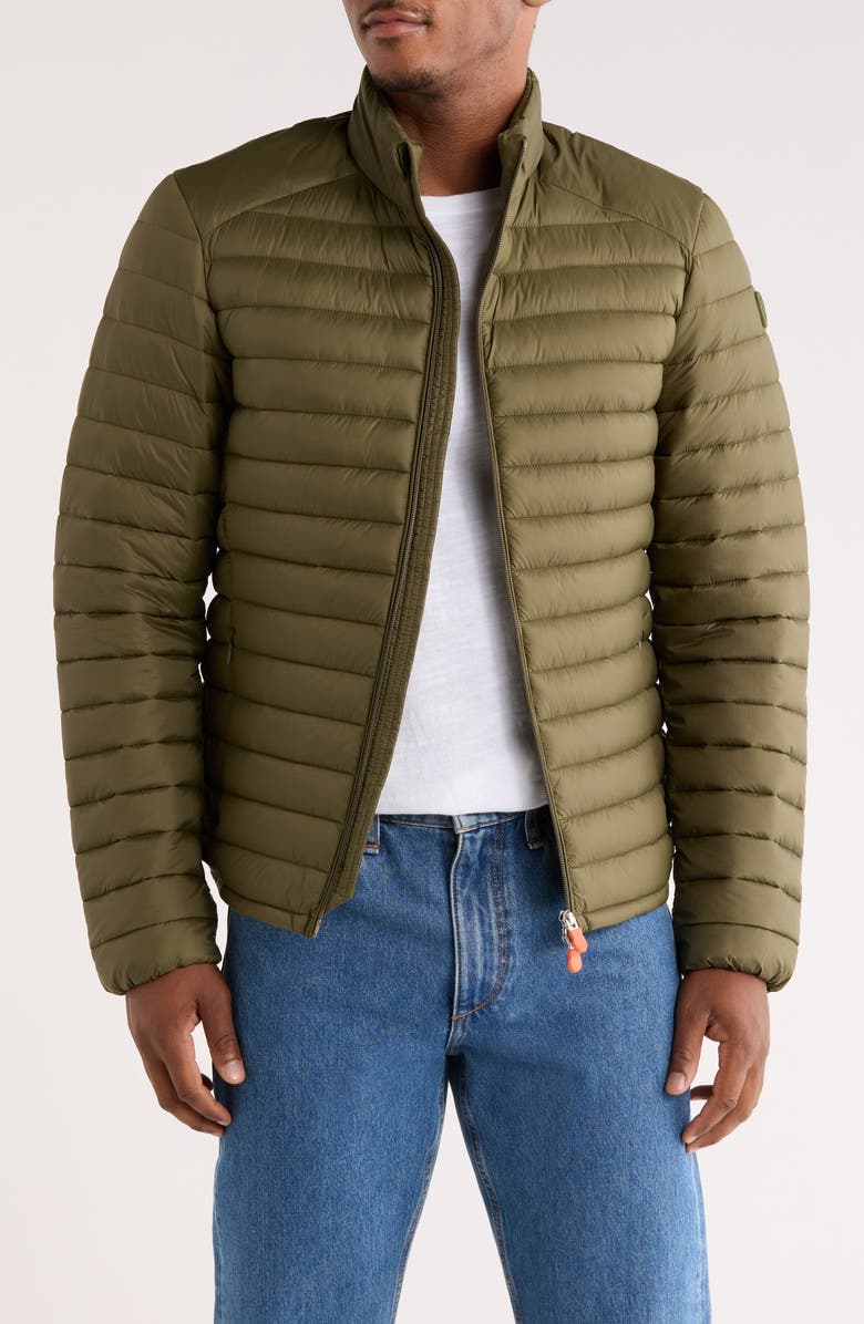 Save The Duck Francesco Packable Jacket, Main, color, Dusty Olive