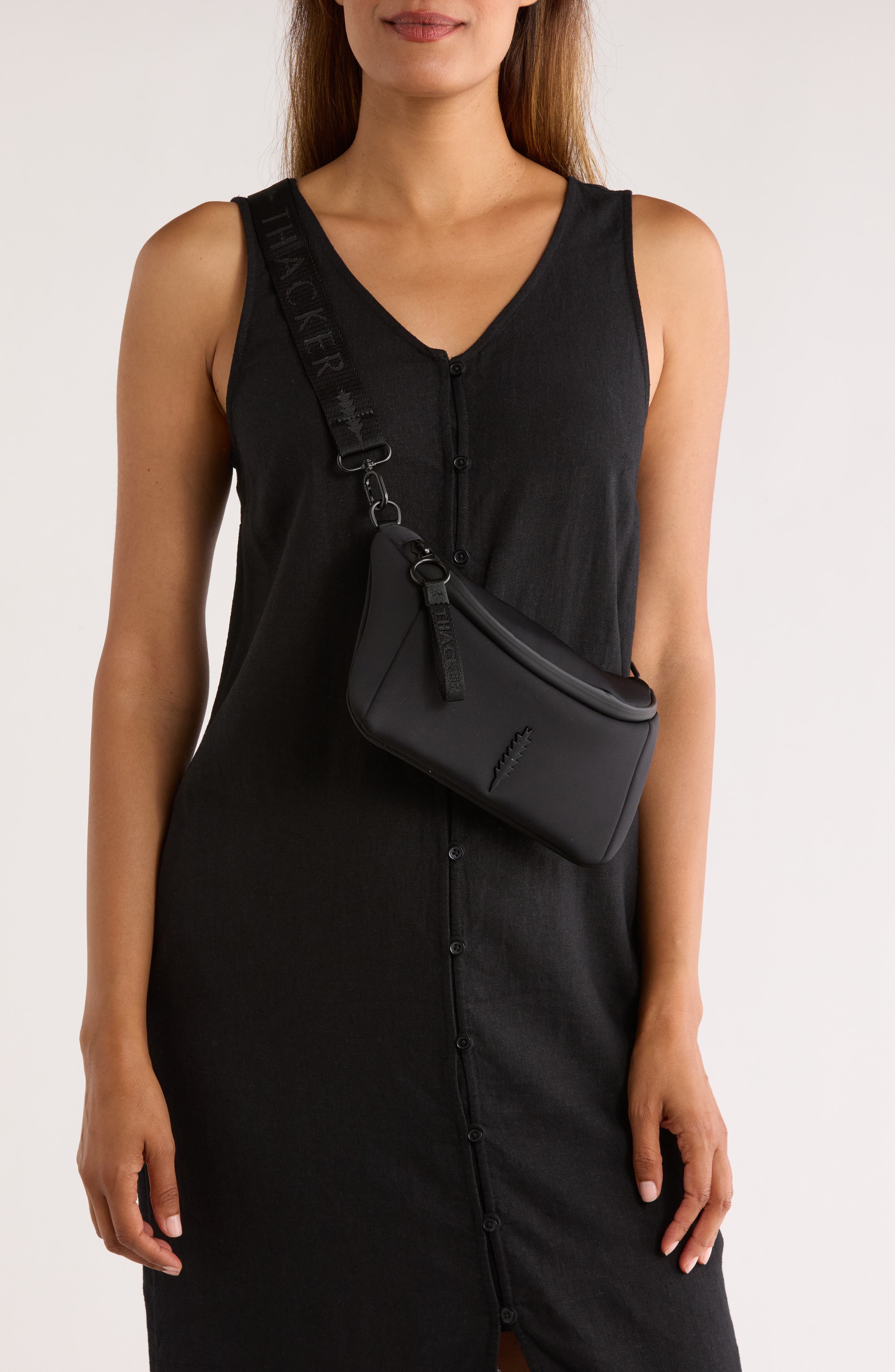 Thacker Dakota Sling Crossbody Bag, Alternate, color, Black