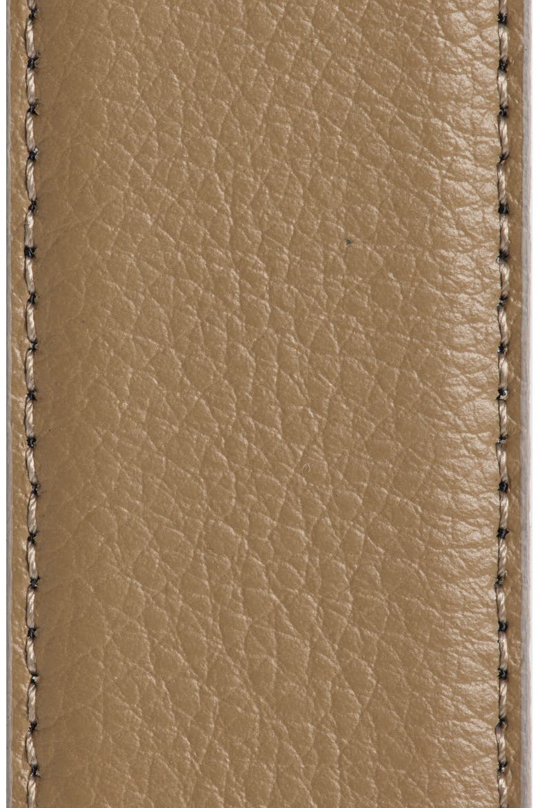 Icon Leather Belt, Alternate, color, MEDIM BEIGE