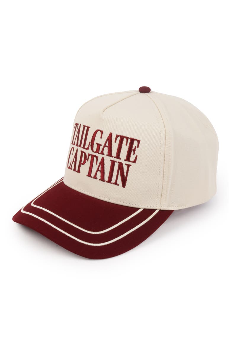 Tailgate Captain Snapback Cap, Alternate, color, MAROON