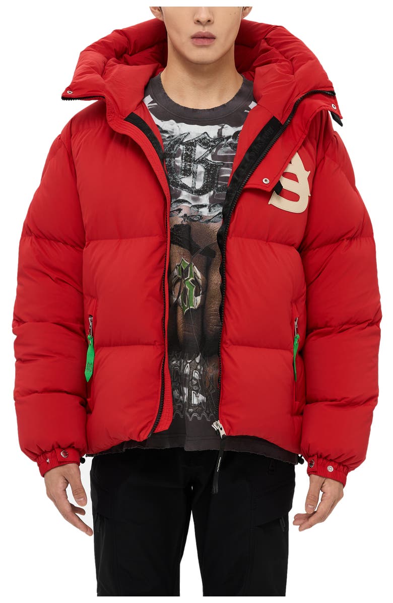 AlphaStyle Kudu Puffer [Alpha Never Broke Darkshine Edition], Alternate, color, Red