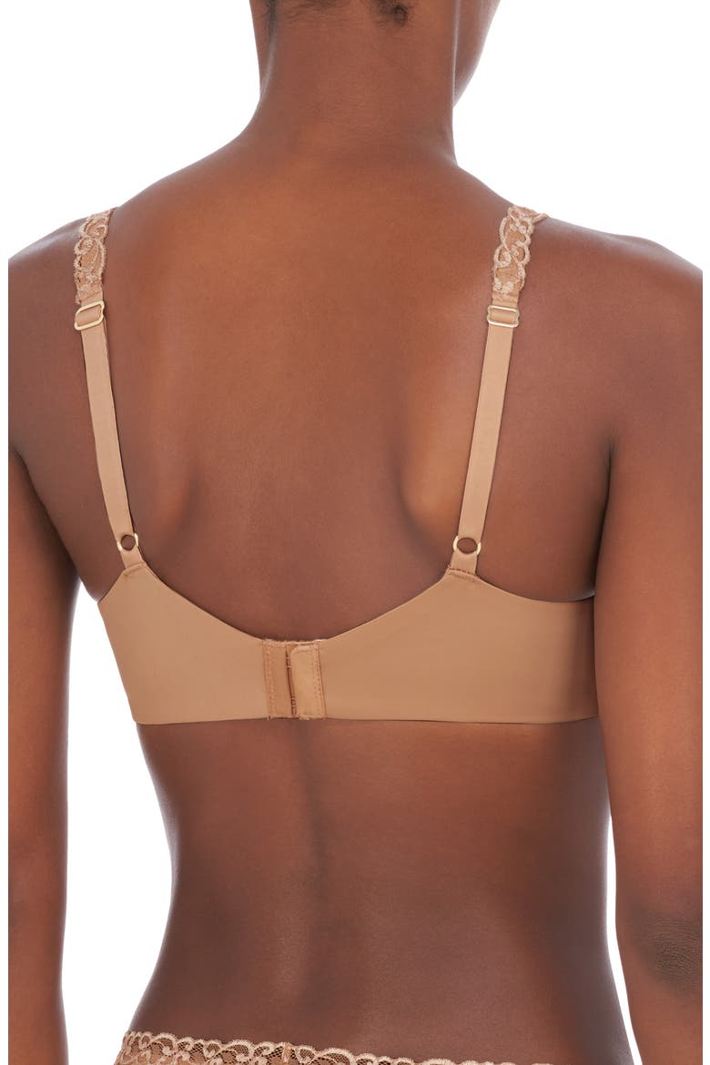 Pure Luxe Underwire Push-Up Bra, Alternate, color, CAFE