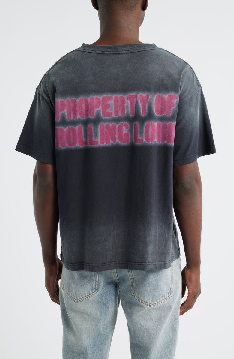 Rolling Loud Vortex Tour Cotton Graphic T-Shirt, Alternate, color, Washed Black