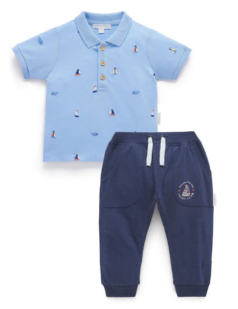 Yacht Polo Shirt & Pant Set