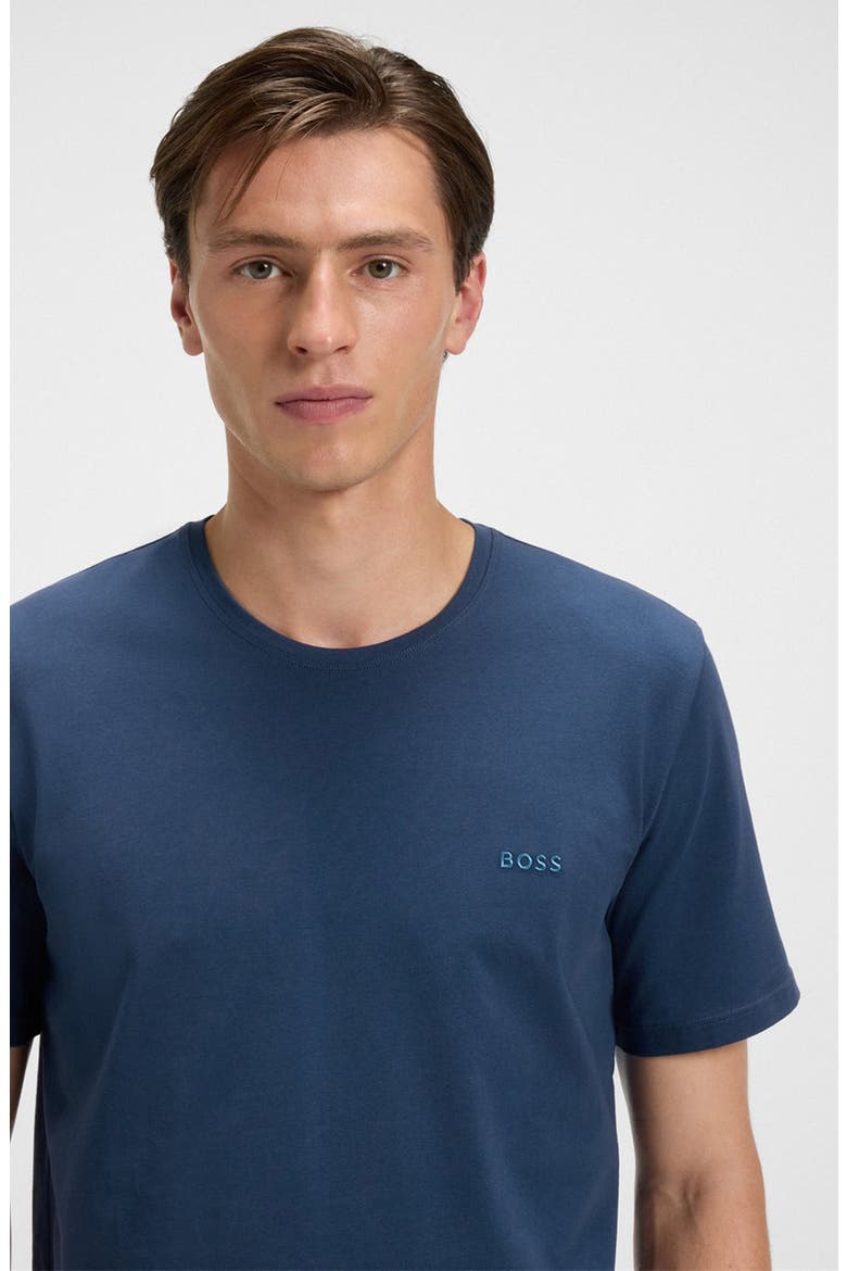 Mix Match Stretch Cotton Lounge T-Shirt, Alternate, color, OPEN BLUE
