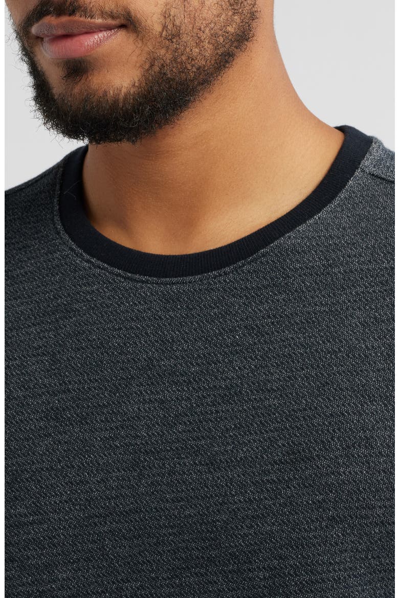 Cromer French Terry Long Sleeve T-Shirt, Alternate, color, BLACK