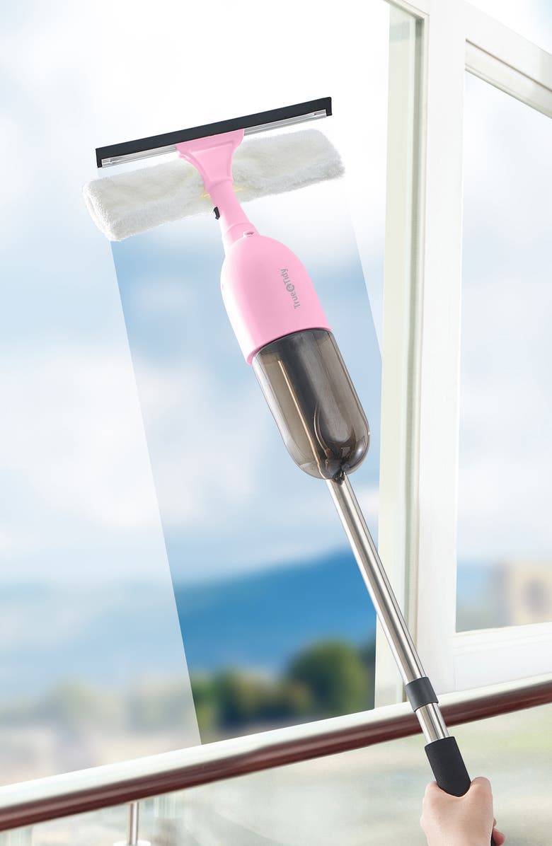 SALAV True & Tidy 360 Refillable Spray Mop, Alternate, color, Pink