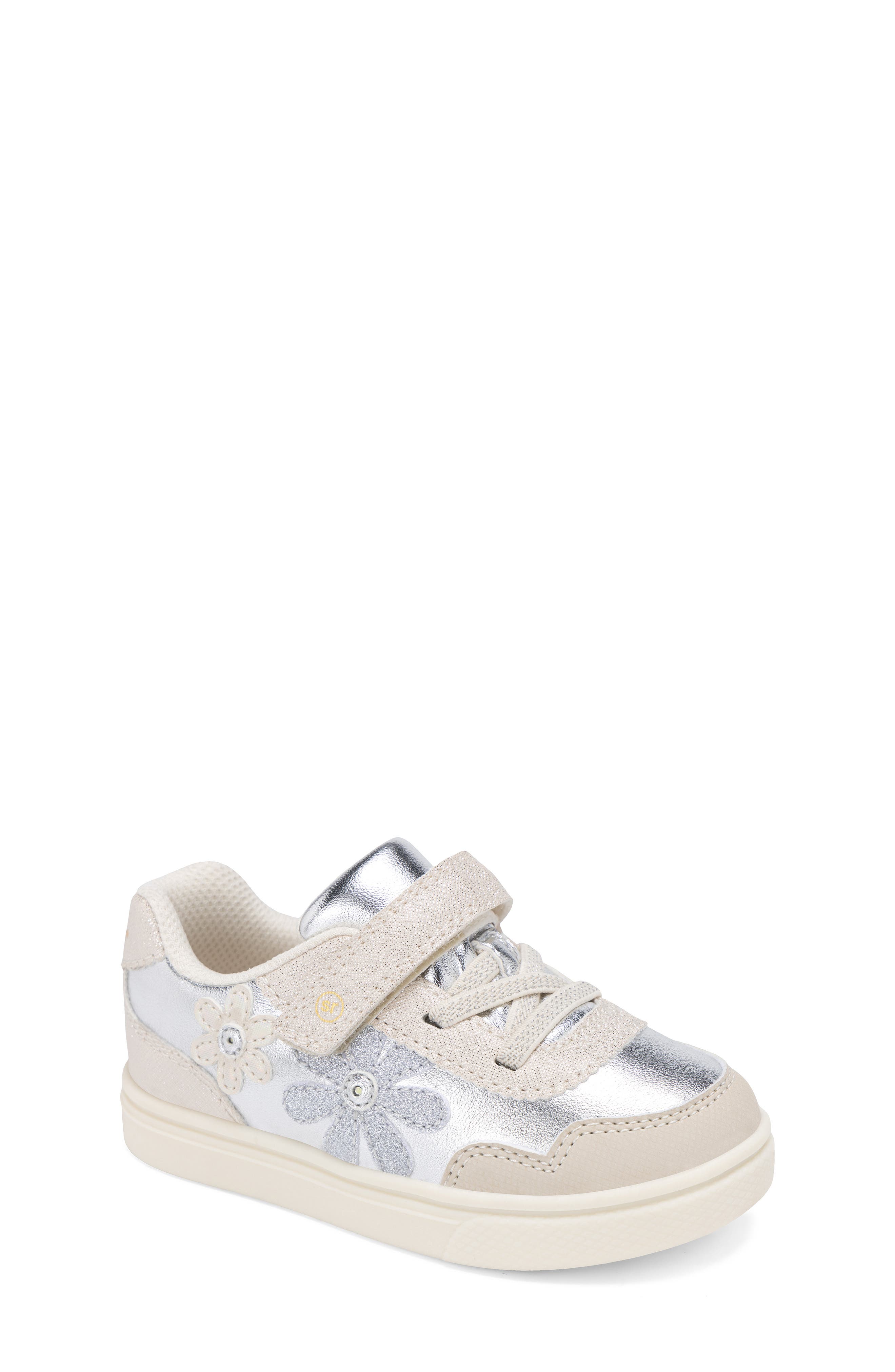 Kids' Lighted Bloom Sneaker, Main, color, OFF WHITE