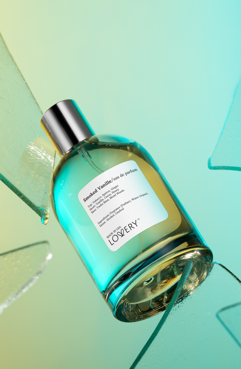 Lovery Smoked Vanille Eau de Parfum Fragrance, Alternate, color, Ivory / Silver