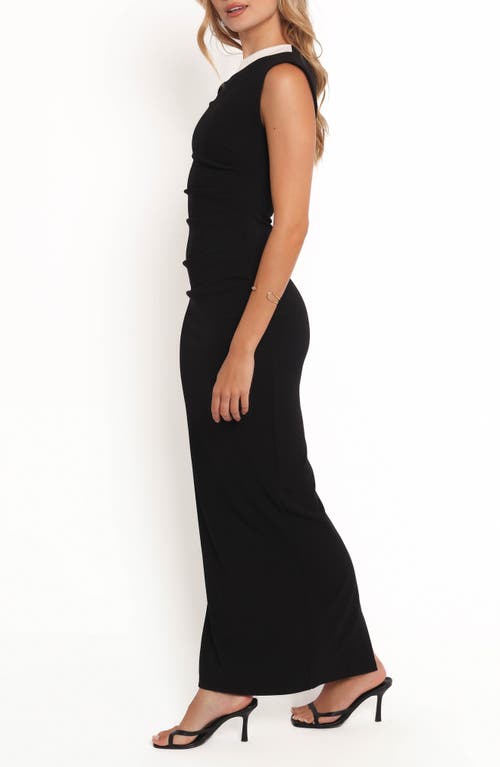 Petal And Pup Petal & Pup Jayda One Shoulder Maxi Dress In Black