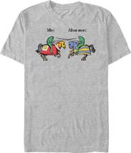 Lost Gods Men's Lost Gods Jousting Frogs  Graphic T-Shirt