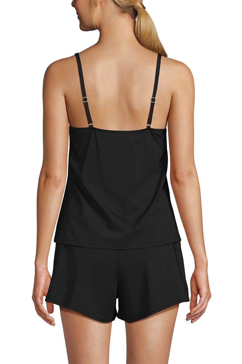 Tulip Romper Swimsuit, Alternate, color, Black