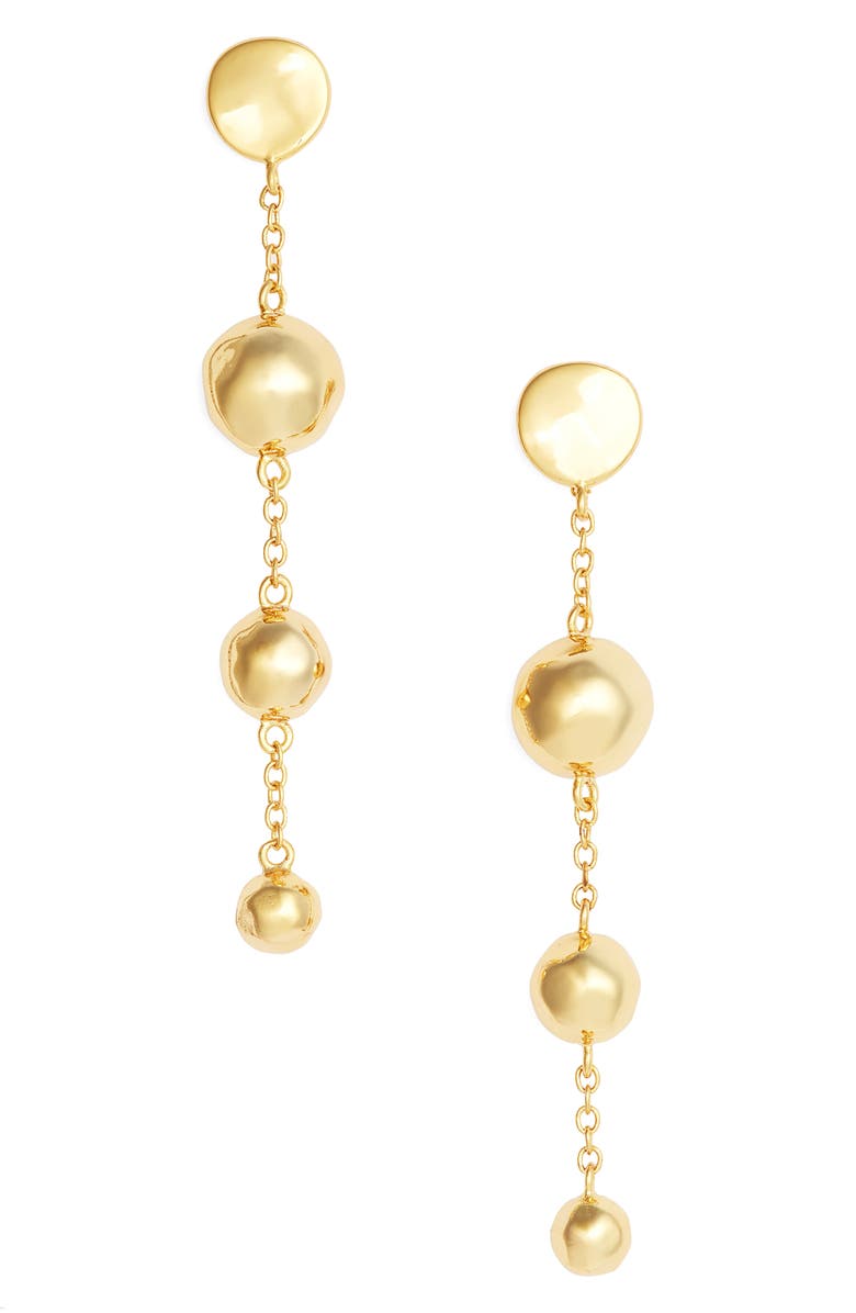 gorjana Makena Tiered Drop Earrings, Main, color, 