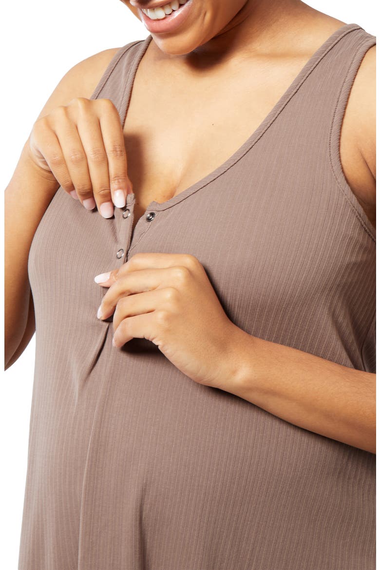 Ingrid & Isabel® Let Me Sleep Modal Blend Maternity Camisole, Alternate, color, DEEP TAUPE