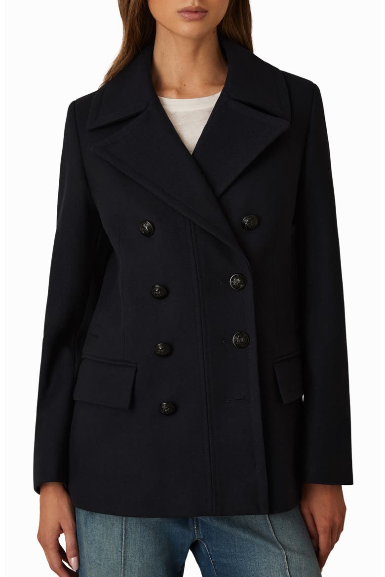 Lily Coat, Main, color, NAVY