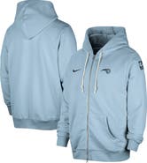 Nike Men's Nike Light Blue Orlando Magic Authentic Standard Issue Full-Zip Hoodie Jacket