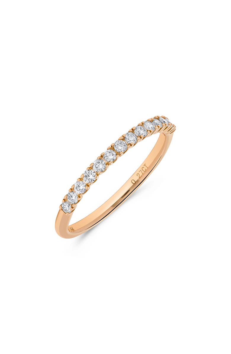 H.J. Namdar Prong Set Diamond Band Ring, Main, color, Rose Gold