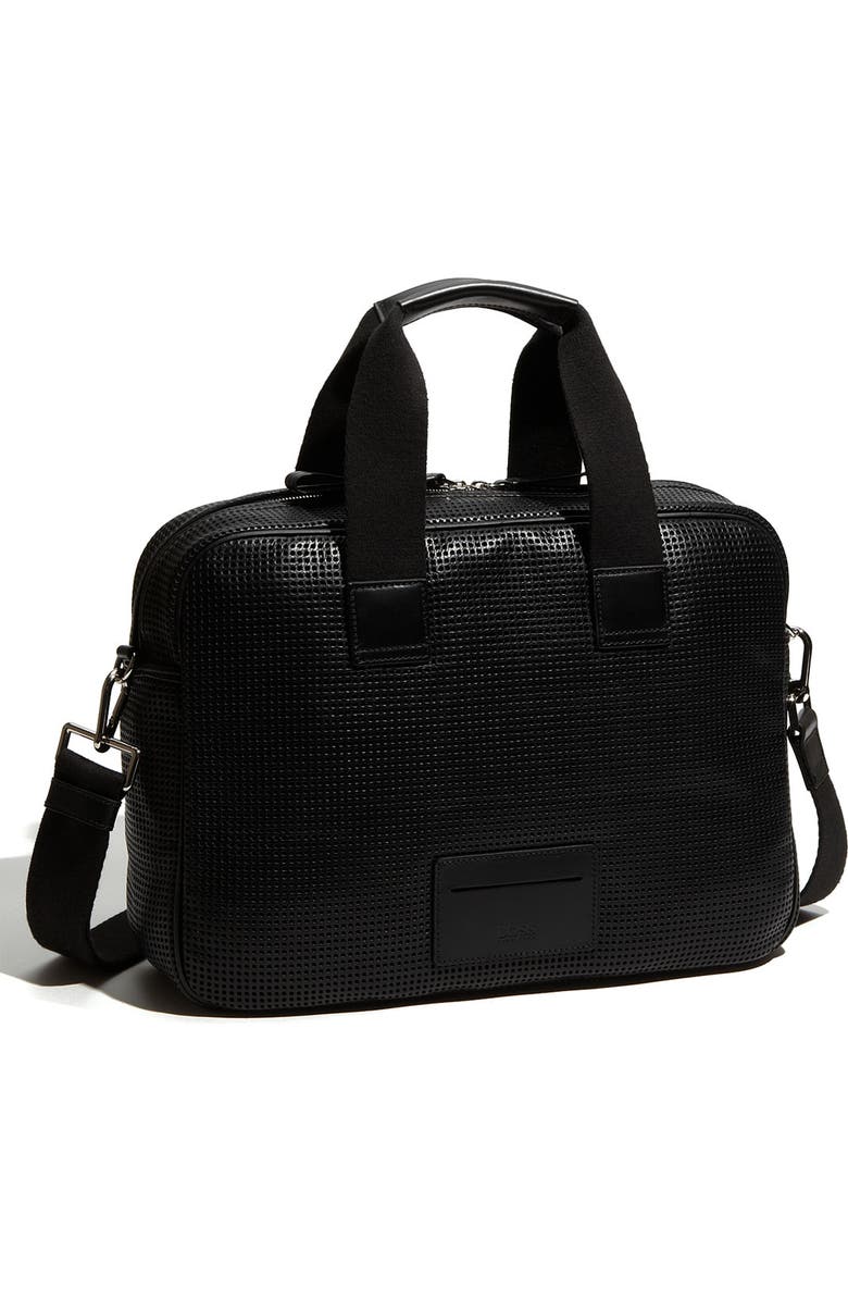 BOSS Hugo Boss 'Polka' Leather Briefcase, Main, color,