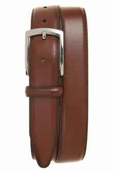 Double Stitch Leather Belt