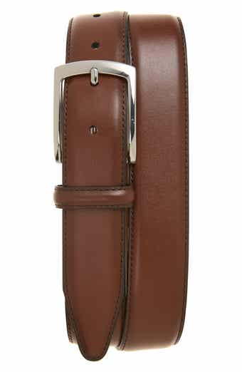 Double Stitch Leather Belt