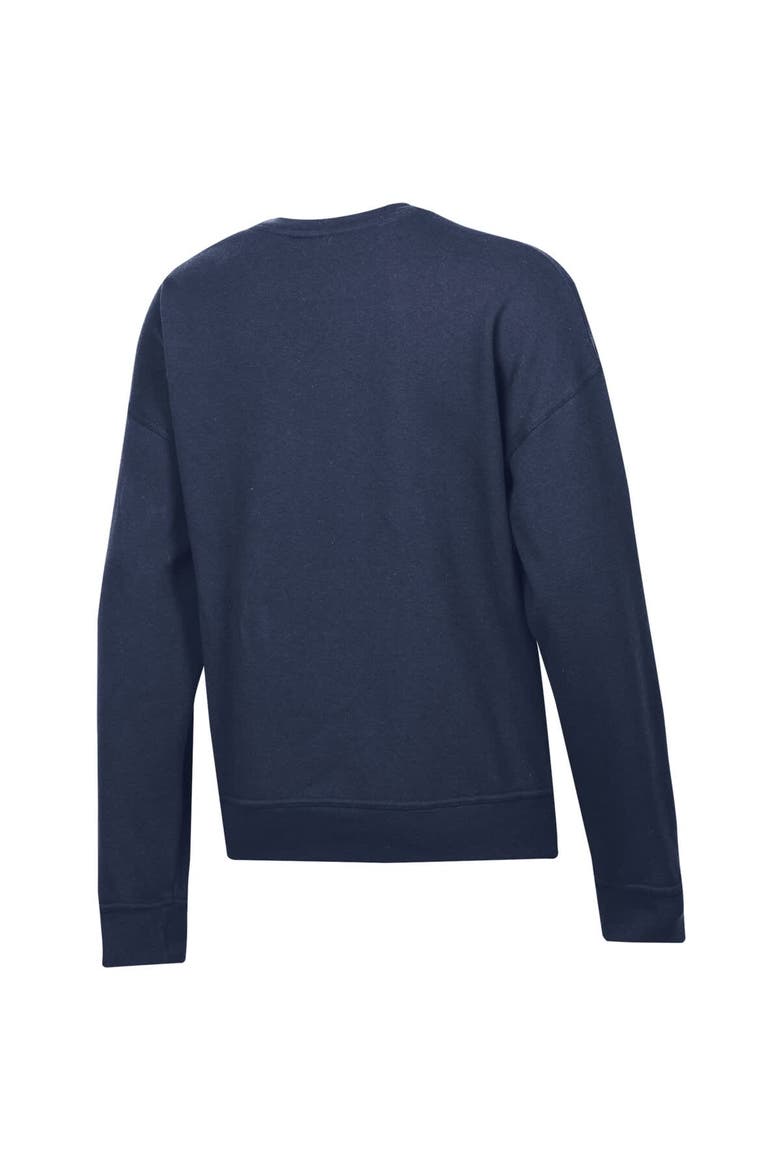 Women's Champion Navy Michigan Wolverines Powerblend Sweatshirt, Alternate, color, Navy