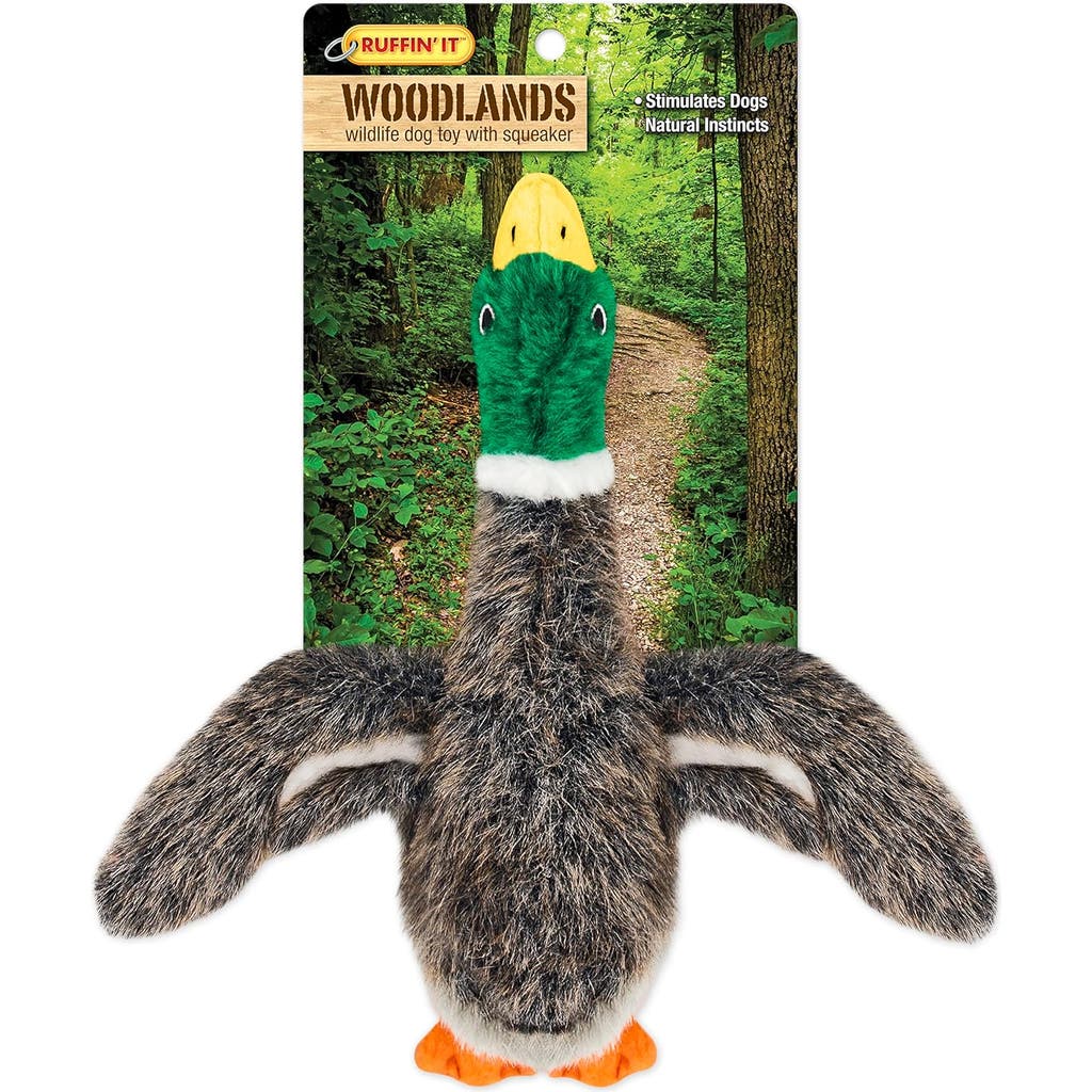 Ruffin' It Woodlands Plush Dog Toy Mallard  Small in Multicolored  product