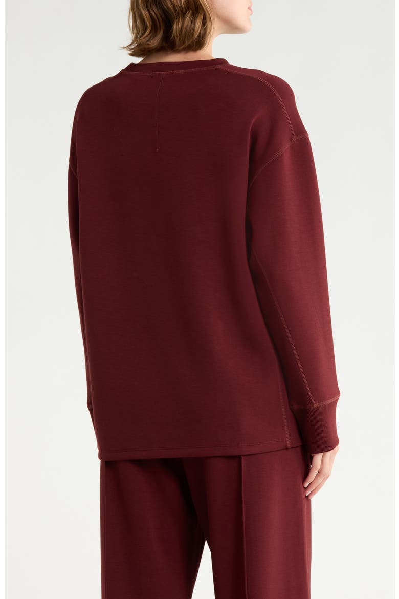 Crewneck Sweatshirt, Alternate, color, BURGUNDY