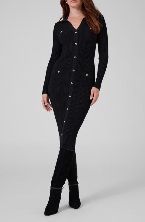 Lima Ribbed Sweater-Dress