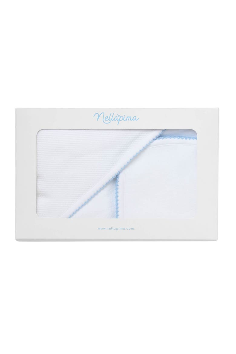White Bubble Hooded Baby Towel - Baby, Alternate, color, White