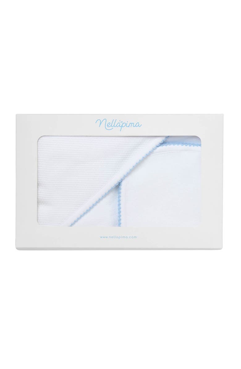 Nellapima White Bubble Hooded Baby Towel - Baby, Alternate, color, White