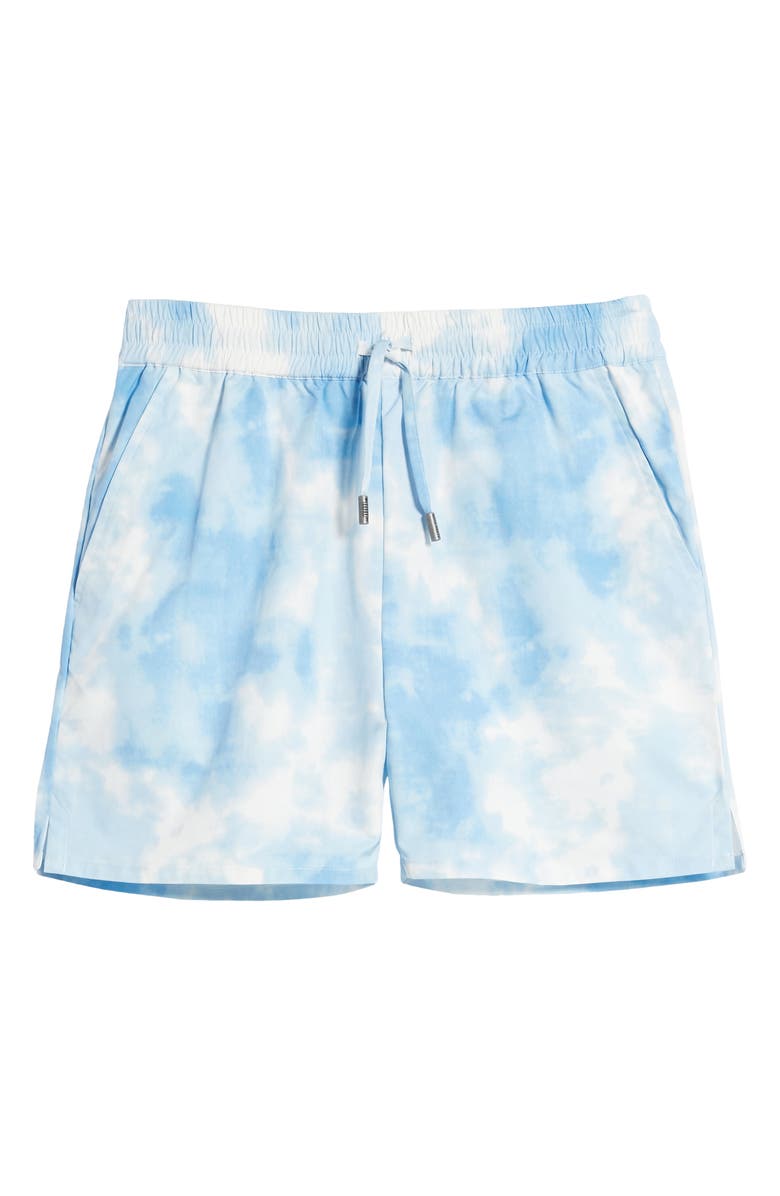 Native Youth Watercolor Shorts, Alternate, color,