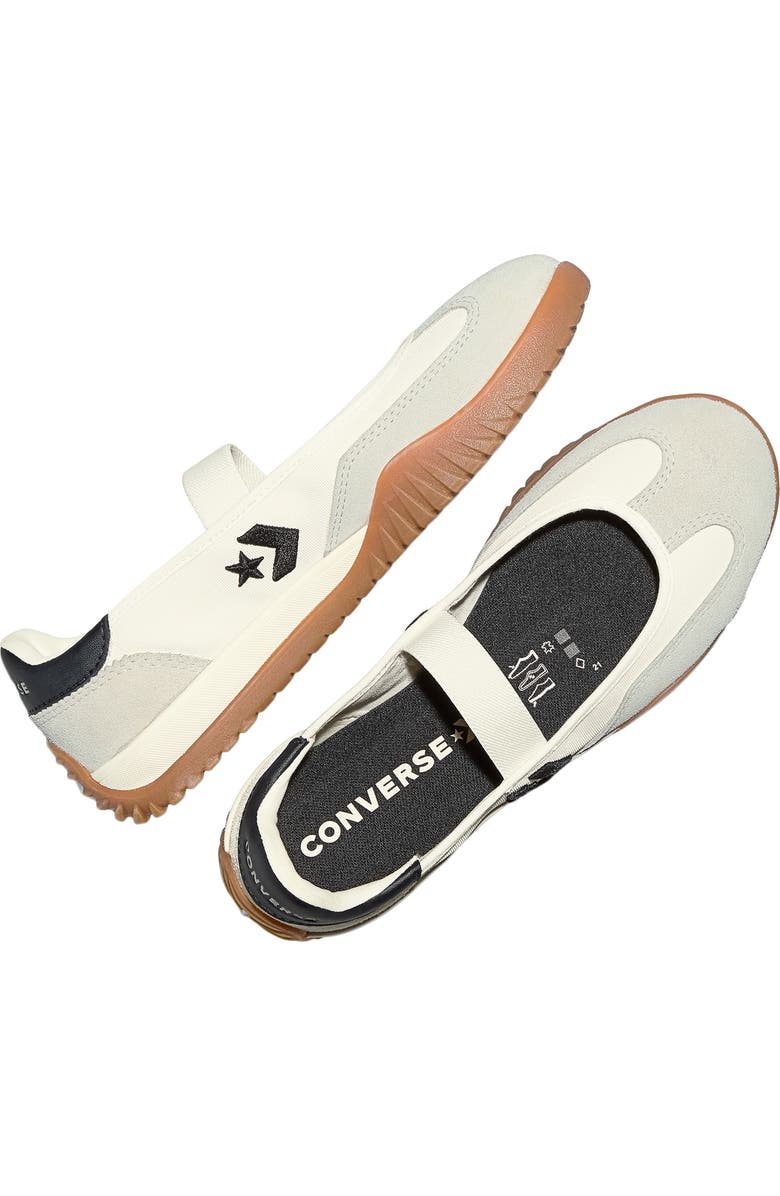 Converse Gender Inclusive Run Star Trainer Ballet Flat, Alternate, color, Egret/ Black/ Gum