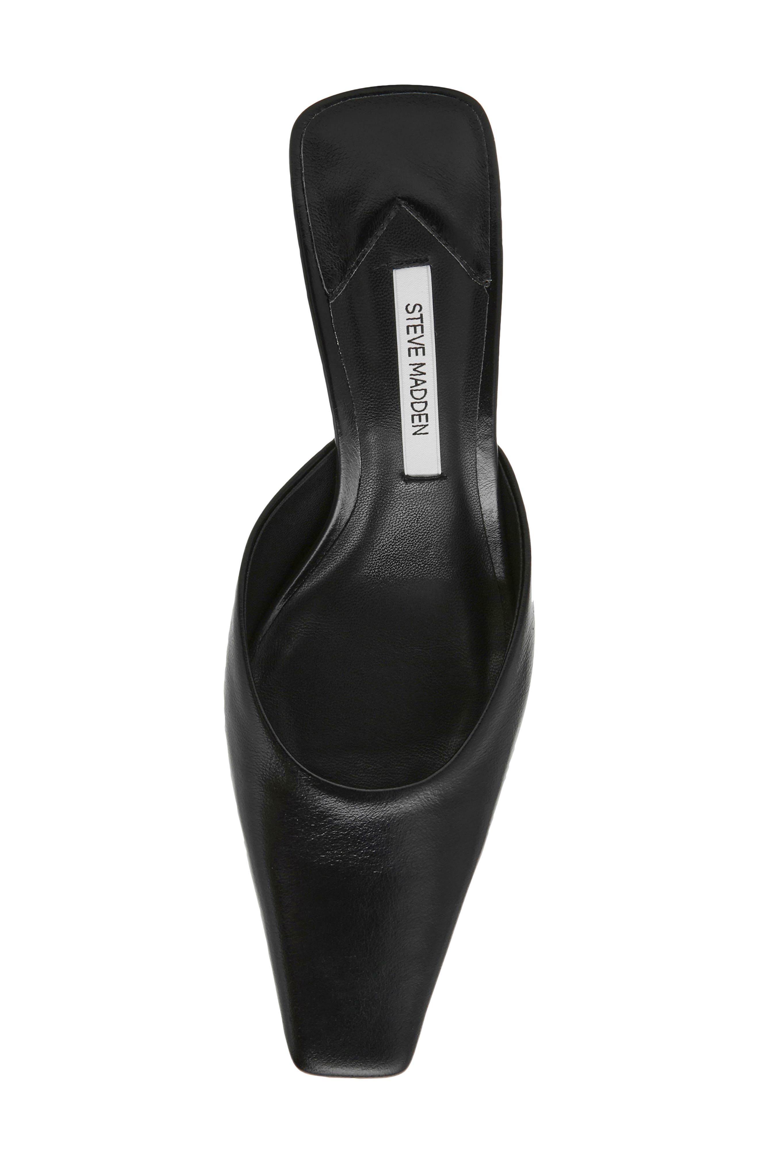 Steve Madden Alyse Mule, Alternate, color, Black Leather