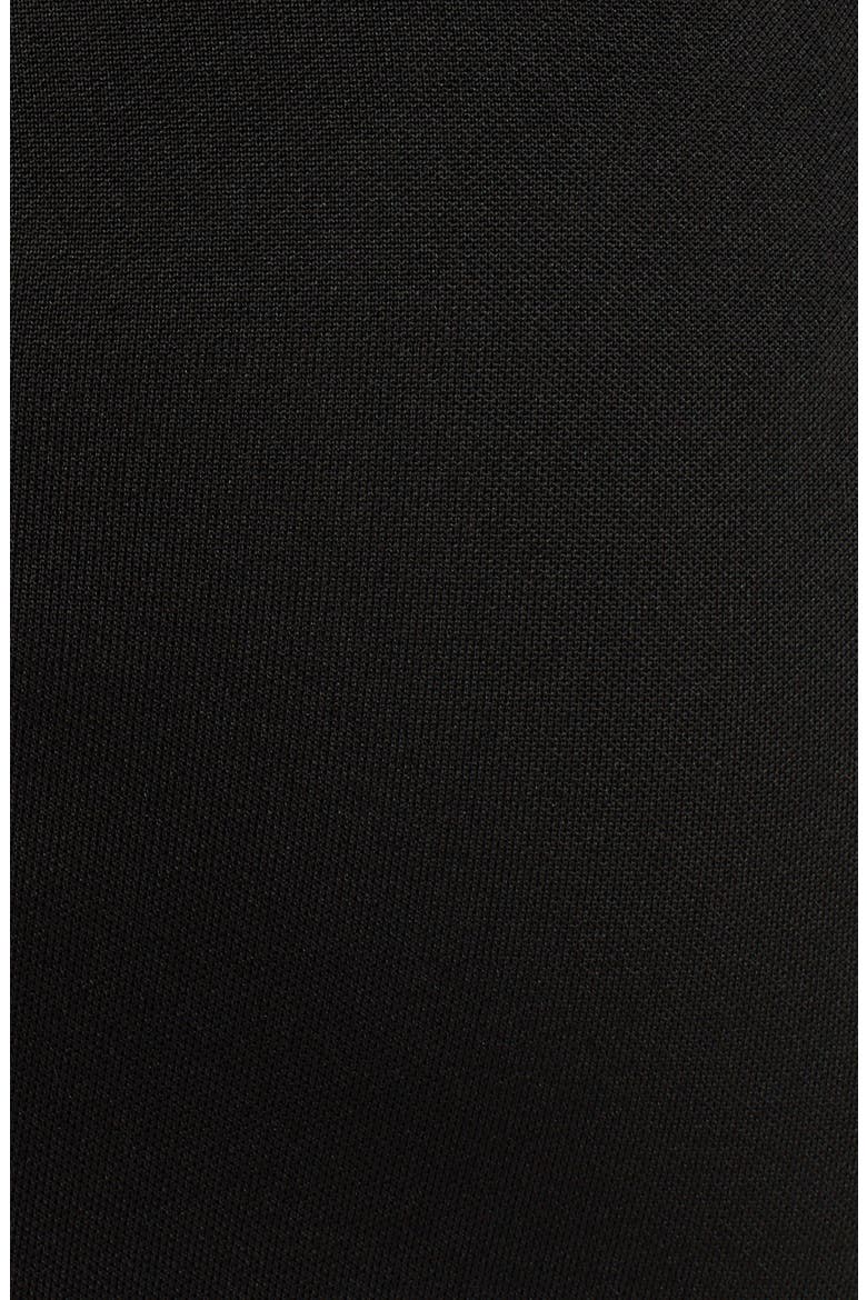 Logo Stripe Jersey Pencil Skirt, Alternate, color, BLACK